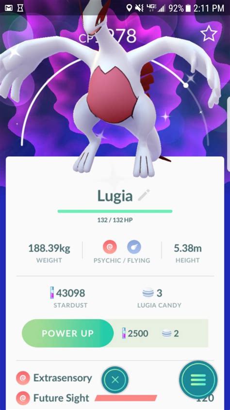 Lugia (Pokémon GO) .